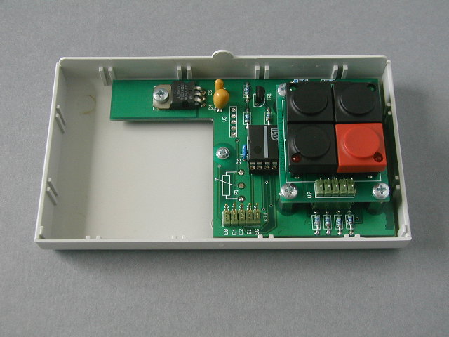 Platinen im Geh&auml;use Handregler 1