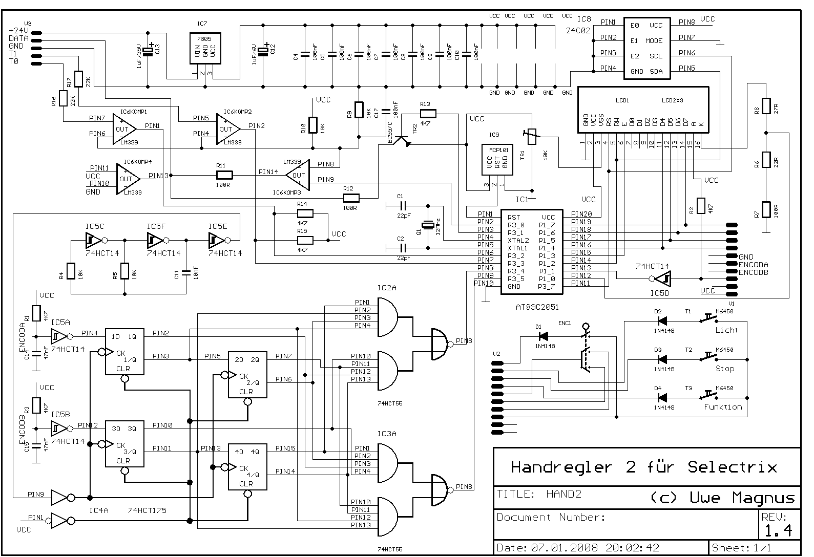 Schaltplan Handregler 2