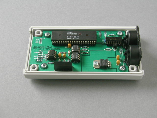 Platine im Geh&auml;use Interface